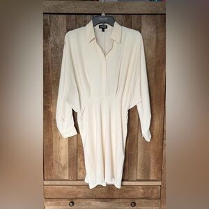 Express Cream Portofino Shirt Dress